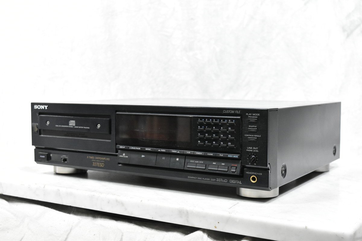 SONY CDプレーヤー 337ESD　訳あり SONY CDP-337ESD CD Player Audio Stereo Compact Disc