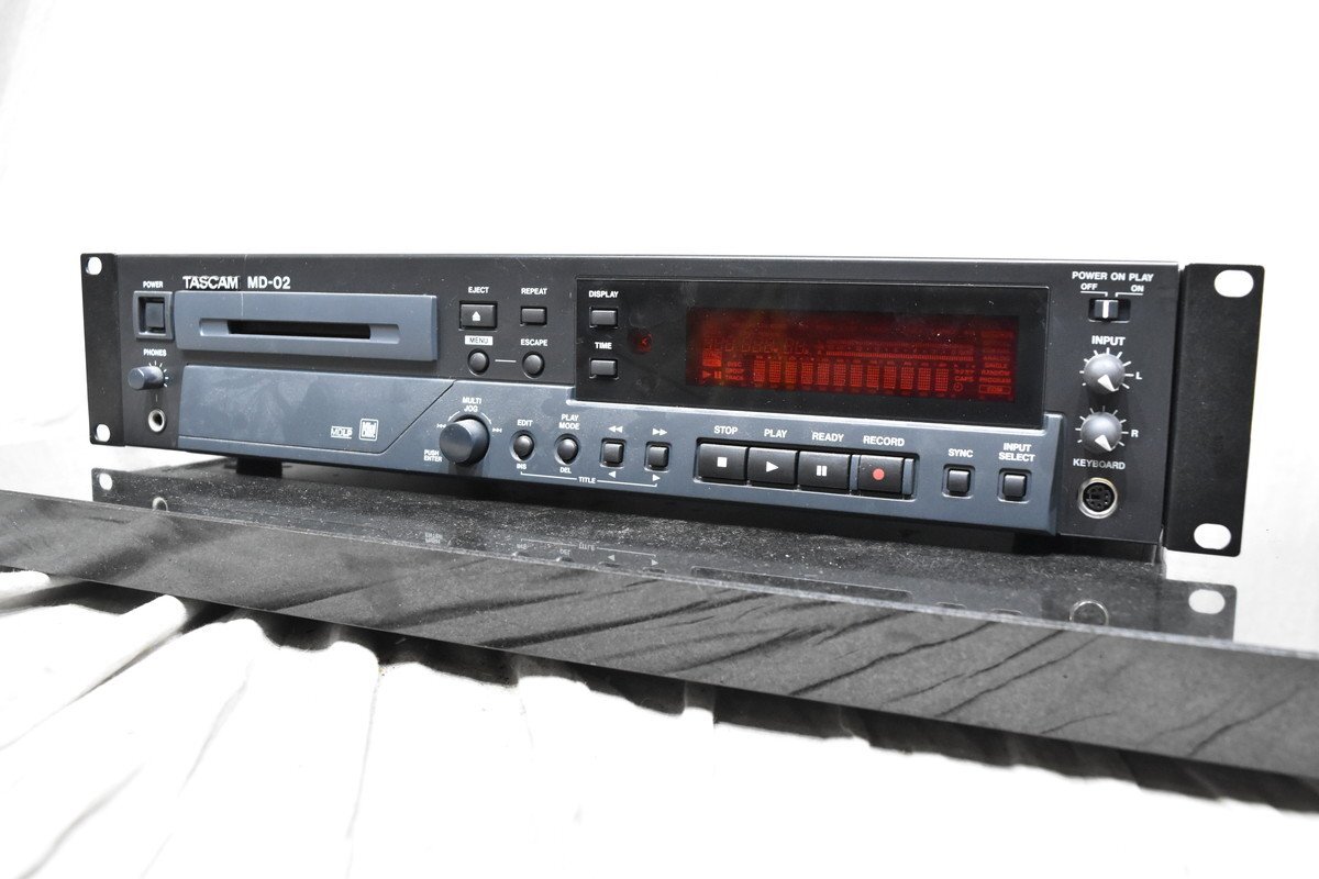 TASCAM MDレコーダー MD-02B MD-02B | MD レコーダー | TASCAM (日本)