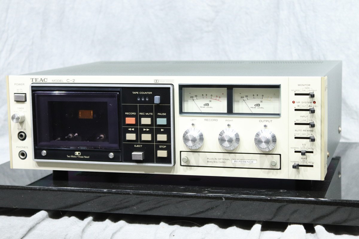 TEAC MODEL C-2 カセットデッキ ジャンク Yahoo!オークション - TEAC C-2 ティアック カセットデッキ