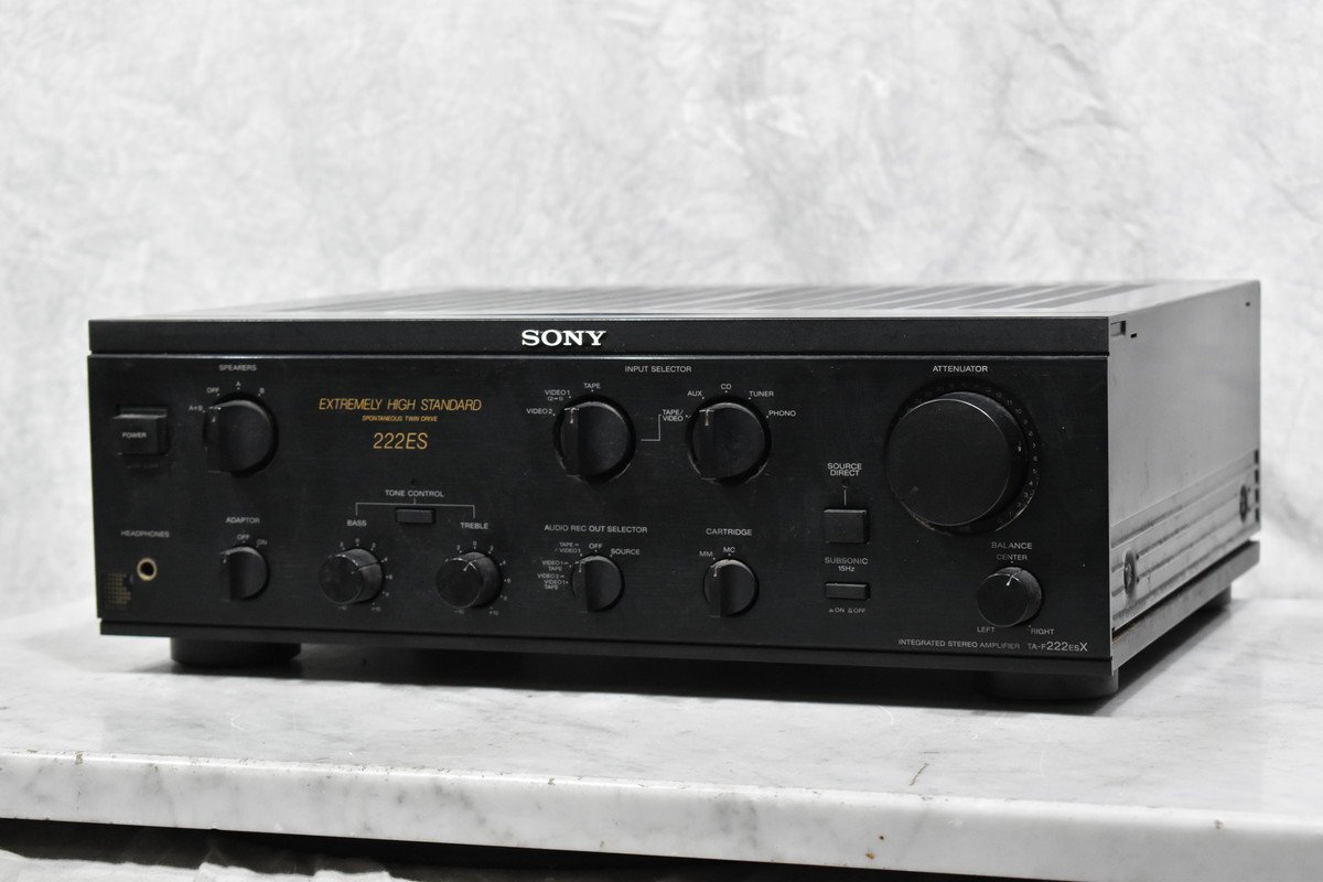 SONY TA-F222ESA プリメインアンプ 中古品 Yahoo!オークション -「sony ta-f222」(一般) (アンプ)の落札