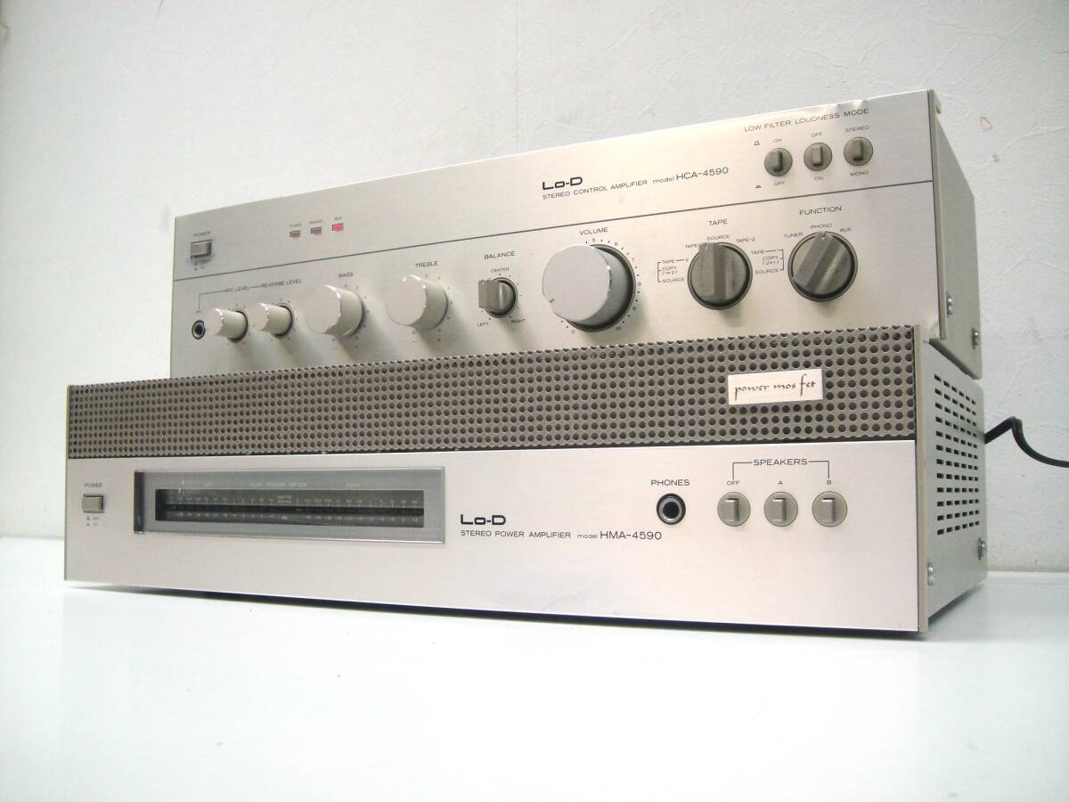 Lo-D ローディ HCA-4590/HMA-4590 プリアンプ/パワーアンプ Yahoo!オークション -「hca-4590」の落札相場・落札価格