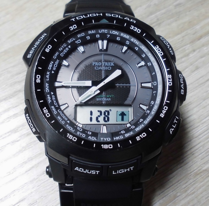 極美品 PROTREK PRW-5100 電波ソーラー アナデジ ブラック ① 2025年最新】Yahoo!オークション -プロトレック 5100の中古品