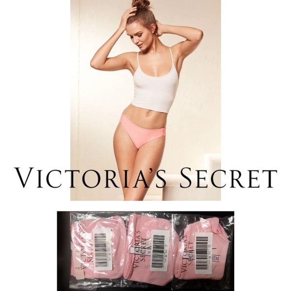 Victoria's Secret ヴィクトリア シークレット カーブド ヘム ソング Tバック ショーツ スターレットピンク 未開封品 送料無料