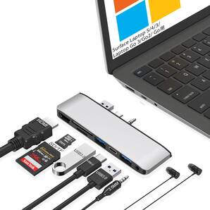 Microsoft Surface Laptop 6/5/4/3 Surface laptop Go 3/Go 2/Go USB ハブ Laptop 6/5/4/3/ Go 3/Go 2/Go マルチポート ハブ A3310