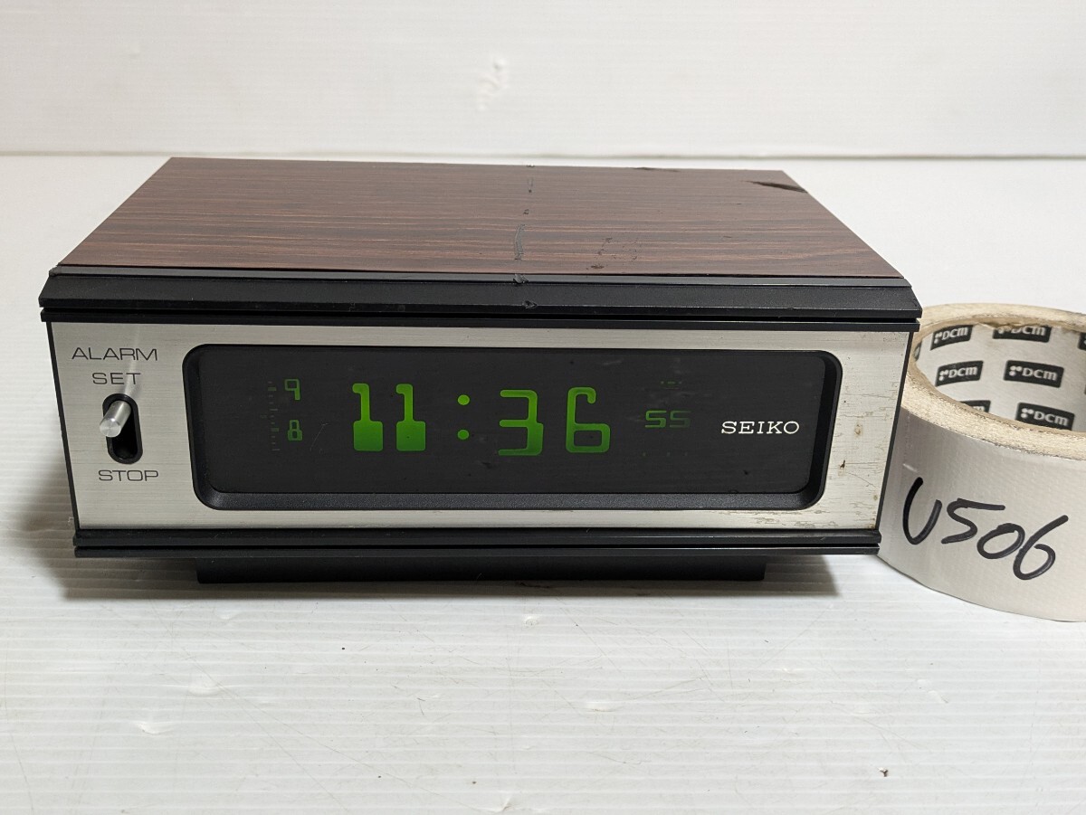 ♡Nc左1001 SEIKO デジタルクロック DL406 昭和レトロ ♡Nc左1001 SEIKO デジタルクロック DL406 昭和レトロ ♡Nc左