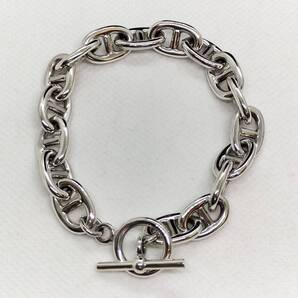 ★☆シルバー925 アンカーチェーン ブレスレット メンズ レディース PM17コマ☆★