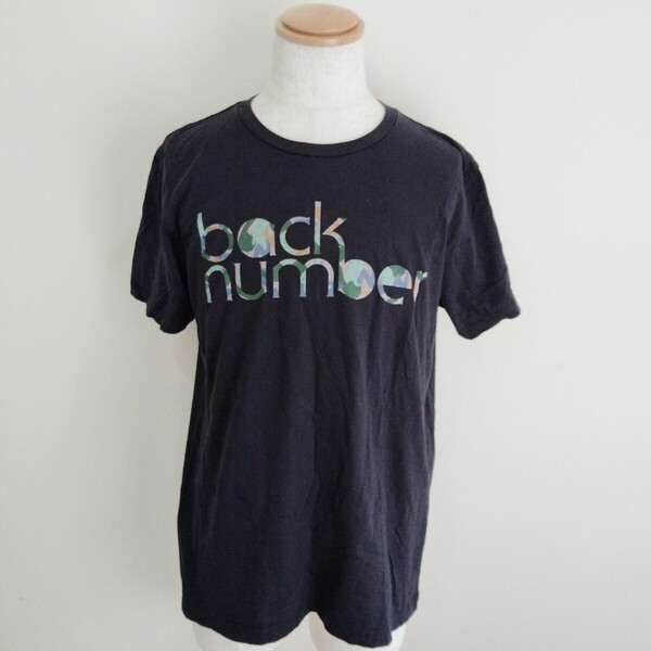 0711/L/backnumber 半袖 Tシャツ ライブTシャツ バンド プリント 黒