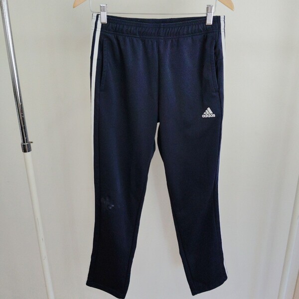 0714/M/ adidas メンズ ジャージ ロングパンツ スポーツ ネイビー