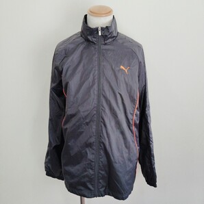 0723/O/PUMA メンズ ウインドブレーカー ジップブルゾン スポーツ グレー