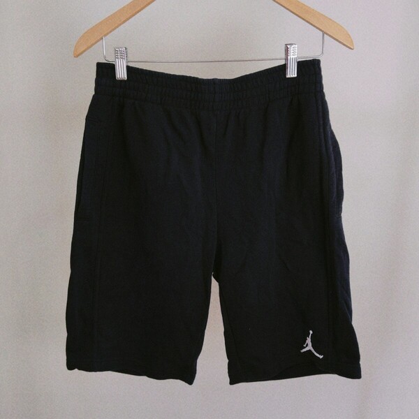 0723/M/ NIKE メンズ ハーフパンツ スウェット JORDAN 黒