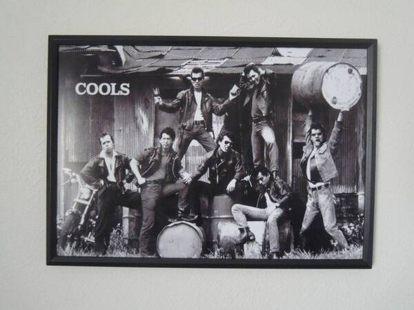 舘ひろし クールス COOLS 白黒 ポスター 写真 22cm×32cm サイズ A4 フォトフレーム