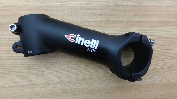 cinelli PISTA チネリ ピスタ ピスト用 110mm/31.8mm/-25° 黒 未使用 ゆうパケットプラス送料無料