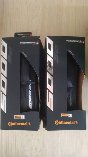 Continental Grand Prix 5000S TR コンチネンタル グランプリ5000S TR 28C 未使用/2本セット 送料無料