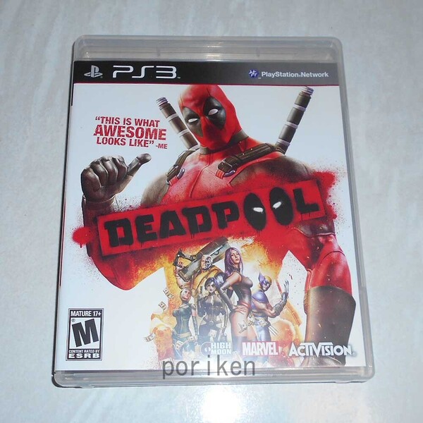 ◆PS3 DEADPOOL デッドプール 海外版 国内版本体対応 中古/検:DEAD POOL マーベル MARVEL