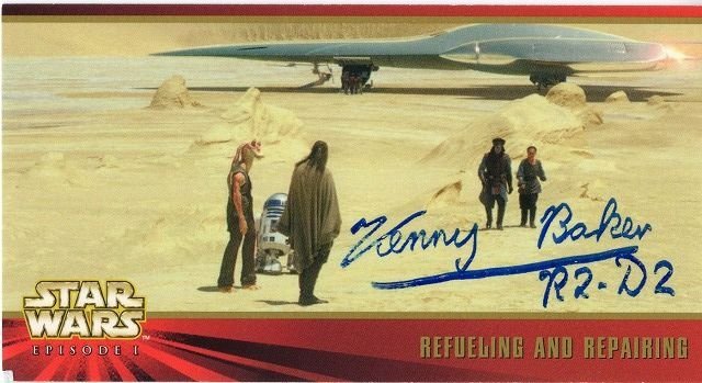 スターウォーズ　ヨーダ　マイク・クイン　直筆サイン スターウォーズ ヨーダ マイク・クイン 直筆サイン - メルカリ