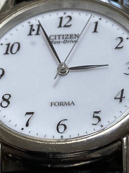 シチズン腕時計 CITIZEN FORMA ECO-DRIVE ソーラバッテリー 中古正常稼働