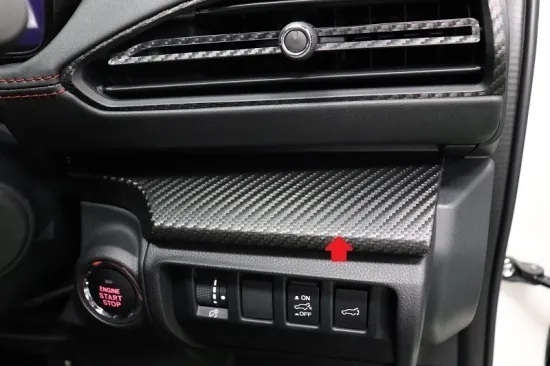 ★【在庫処分・値引き品】レヴォーグVN系 ダッシュガーニッシュ運転席側シート(ピアノブラックシート)AQUASTYLE Y