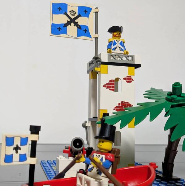 レゴ LEGO 6265 サブレ島 南海の勇者 パイレーツ インペリアルソルジャー 海賊 総とく 海兵隊 ミニフィグ 旗 Sabre Island