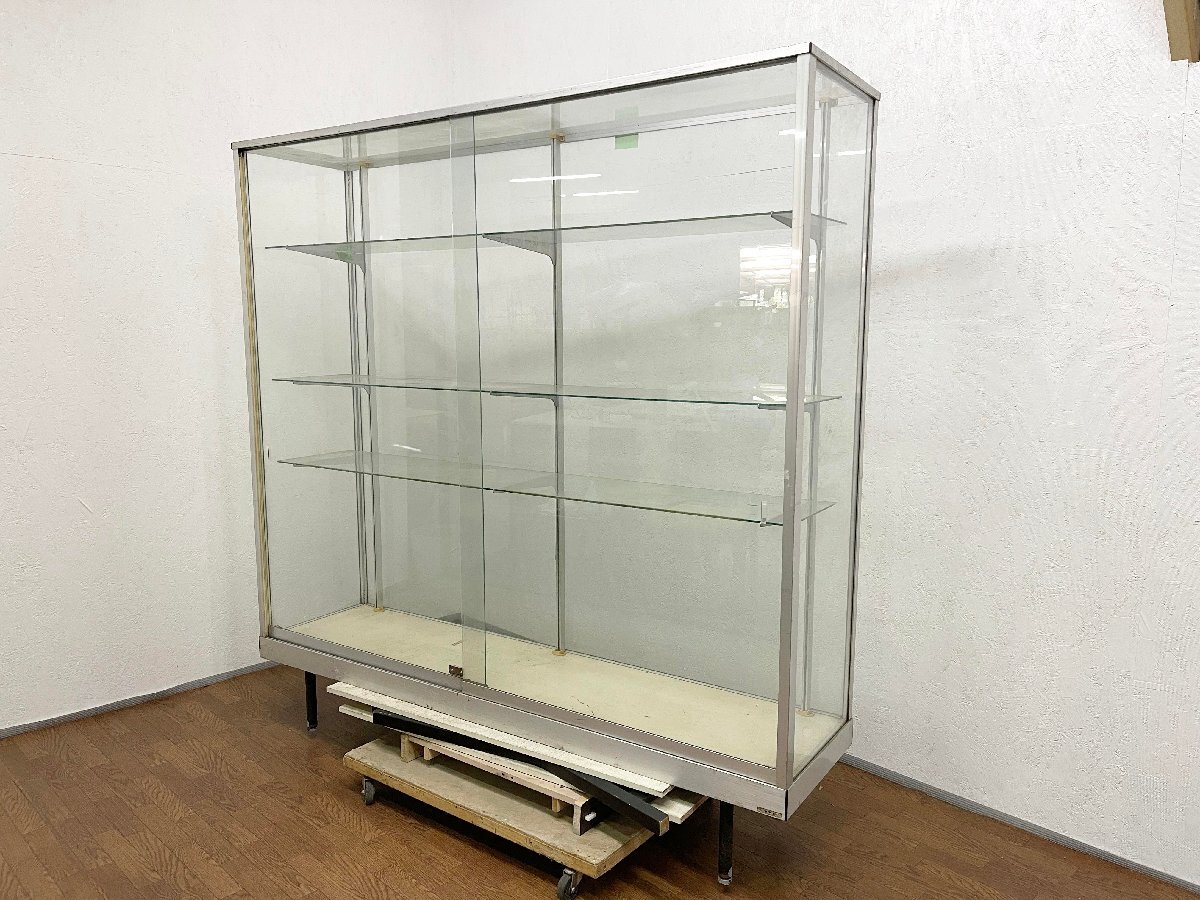 送料込み!昭和レトロなガラスケース 店舗什器サイズ:約 幅90奥44高94cm Yahoo!オークション -「ガラスショーケースレトロ」の落札相場