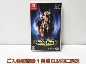 【1円】switch Winning Post 10 ウイニングポスト ゲームソフト Nintendo スイッチ ニンテンドー 状態良好 1A0206-078ek/G1