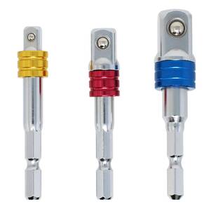 【人気商品】SAS-3 ビット 工具 ナット ボルト ソケット セット 3サイズ 六角軸からドライブ角へ 12.7(1/2)mm用