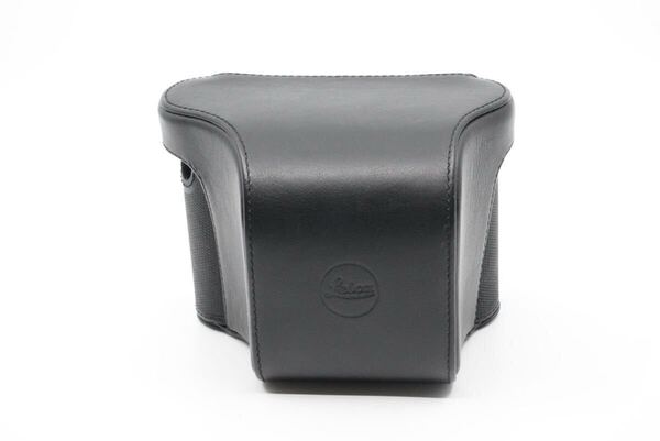 未使用品 ライカ Q用 速写ケース レザー ブラック LEICA Q Typ116 カメラケース 本革製 19502 Leica Q Ever Ready case