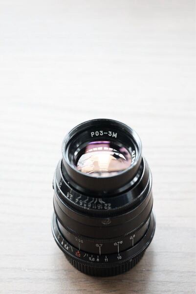 超希少 シネレンズ LOMO PO3-3M 50mm f2 (OKC1-50-1) RO3-3M ライカLマウント L39マウント 単焦点 スピードパンクロ Speed Panchro