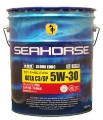 全国送料無料 SEAHORSE シーホース グラウドユーロ 5W-30 C3/SP 全合成 20L (火)