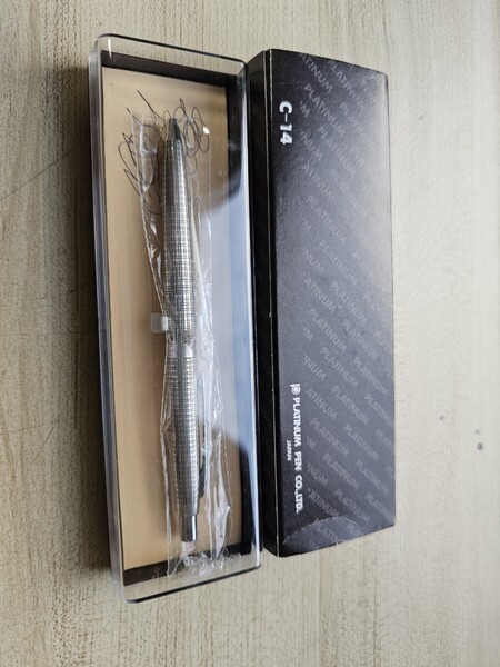 プラチナ PLATINUM ボールペン スターリング シルバー Sterling silver 廃盤 昭和レトロ 激レア!