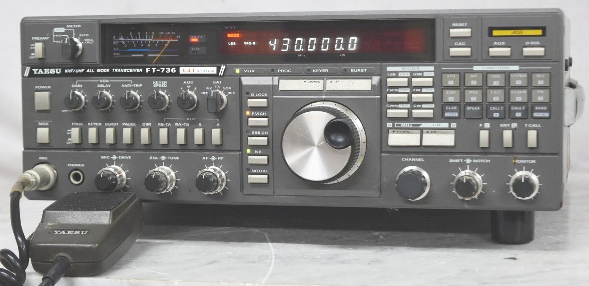 オールバンド無線機 八重洲 YAESU FT-736M Yahoo!オークション -「ft-736m」の落札相場・落札価格