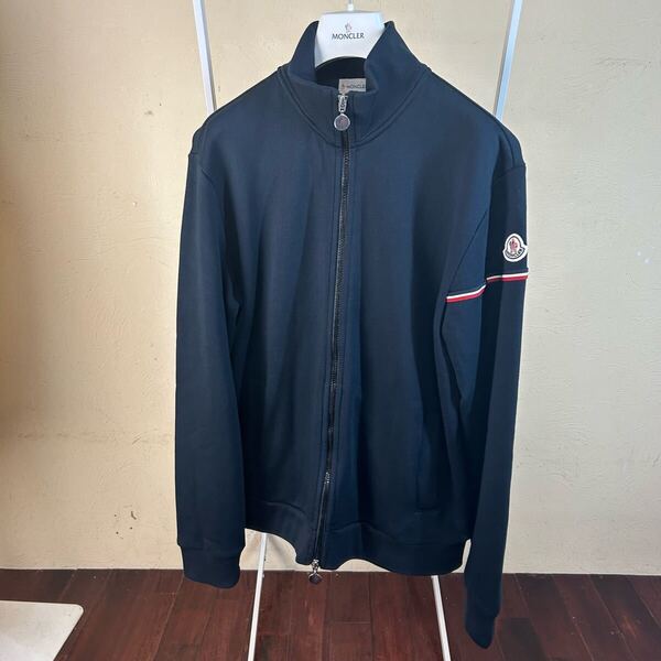 【美品】 MONCLERモンクレール ジャージ トラックジャケット トリコロールネイビーXL