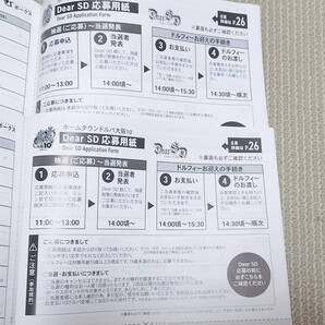 DearSD 応募用紙 2枚 ホームタウンドルパ 大阪10 ボークス ドルパ 大阪 DSD 抽選