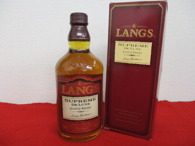 KD0344 未開栓 スコッチウイスキー LANGS ブルボンヌ ナポレオン REMY MARTIN 古酒 現状品 0906