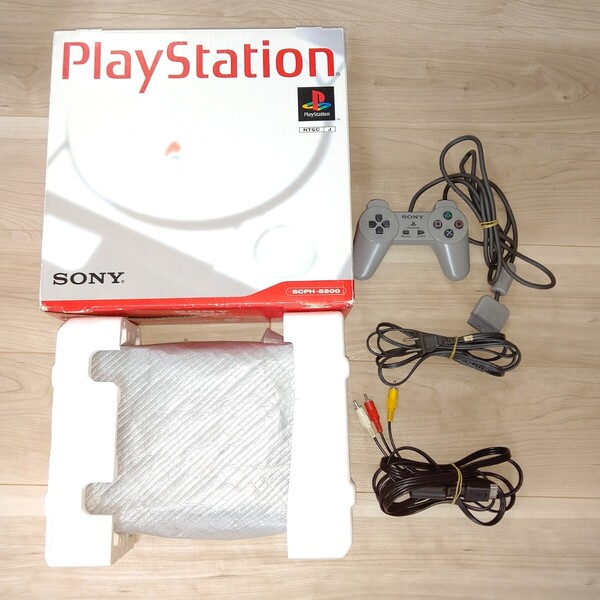 ソニー 初代 プレイステーション SCPH-5500 美品 ゲーム機 セット