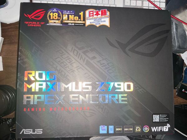 ASUS ROG APEX ENCORE Z790 マザーボード ATX 中古品 メモリ付き