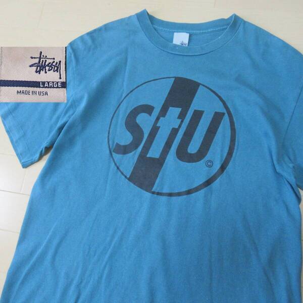 ★即決送込★L 90s USA製 Pil パロディ STUSSY old oldstussy ステューシーオールド 半袖 T-shirs Tee Tシャツ xl Public Image Ltd