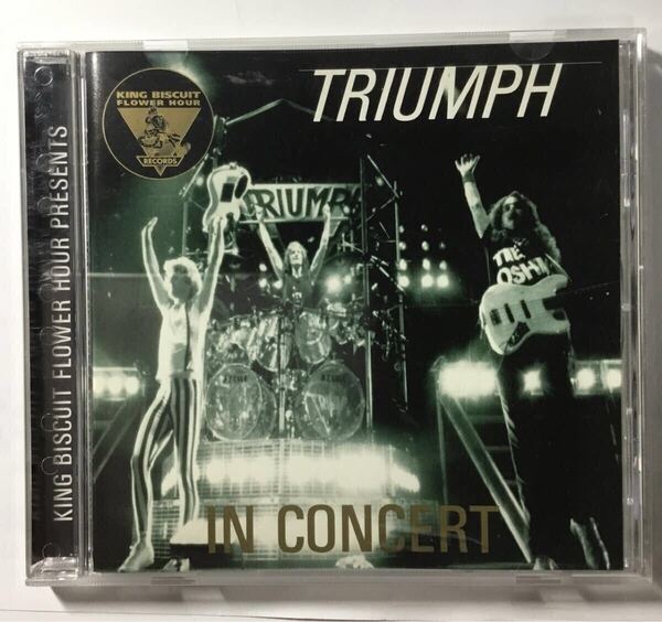 トライアンフ/TRIUMPH/IN CONCERT/King Biscuit Flower Hour Presents 輸入盤ライヴCD