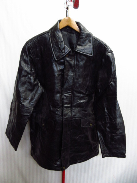 80〜90s パッチワーク ツギハギレザー コート 本革 ヴィンテージ アウター 80〜90s パッチワーク ツギハギレザー コート 本革 ヴィンテージ