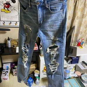 アメリカン イーグル デニムパンツ ダメージ加工