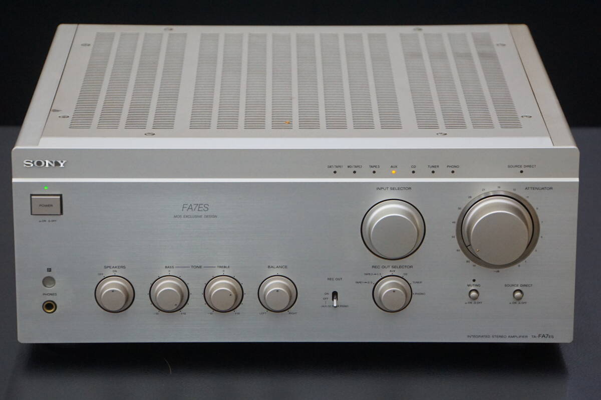 Sony TA-FA7ES アンプ シルバー 中古 Yahoo!オークション -「ta-fa7es」の落札相場・落札価格