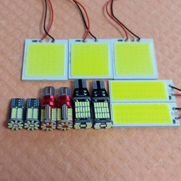 超爆光!N-VAN Lグレード JJ1 JJ2 T10 LED COBパネル ルームランプ バックランプ ナンバー灯 11個セット ホワイトホンダ /c48/c36/45/57/34