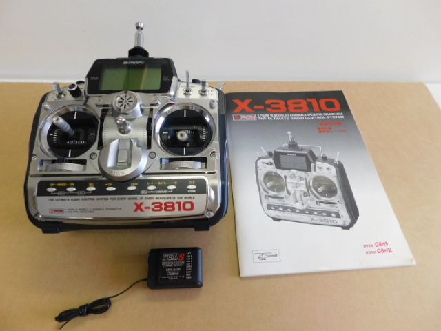 ラジコンプロポ JR X-3810 8ch 72MHz サーボ、受信機つき 中古 Yahoo!オークション -「jr x-3810」の落札相場・落札価格