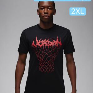 特価セール ナイキ ジョーダン スポーツメンズ Dri-FIT グラフィック 半袖 Tシャツ バスケットボールウェア FN5974-011 2XLサイズ