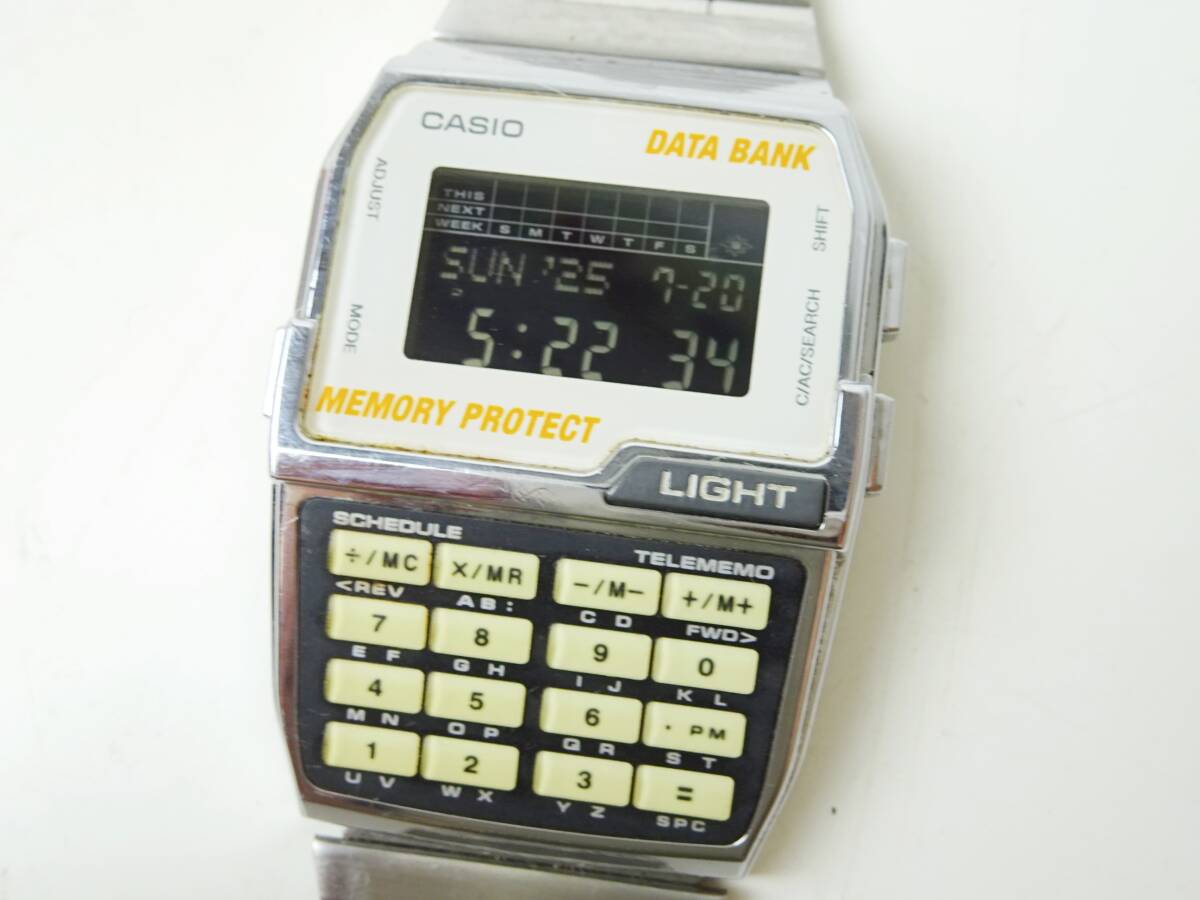 希少　カシオ　CASIO データバンク150 メンズ　腕時計　美品 Yahoo!オークション -「カシオ データバンク 150」の落札相場