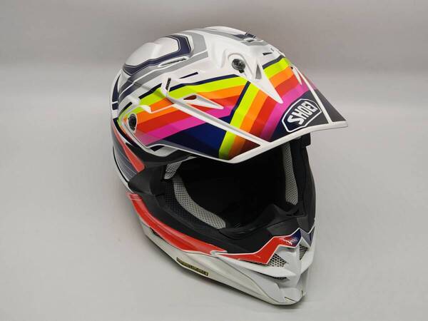 SHOEI ショウエイ VFX-WR PINNACLE ピナクル RED/WHITE オフロードヘルメット Mサイズ