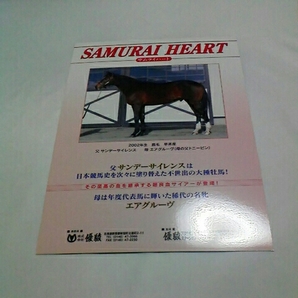 サムライハート 種牡馬パンフレット 優駿スタリオンステーション 送料込み