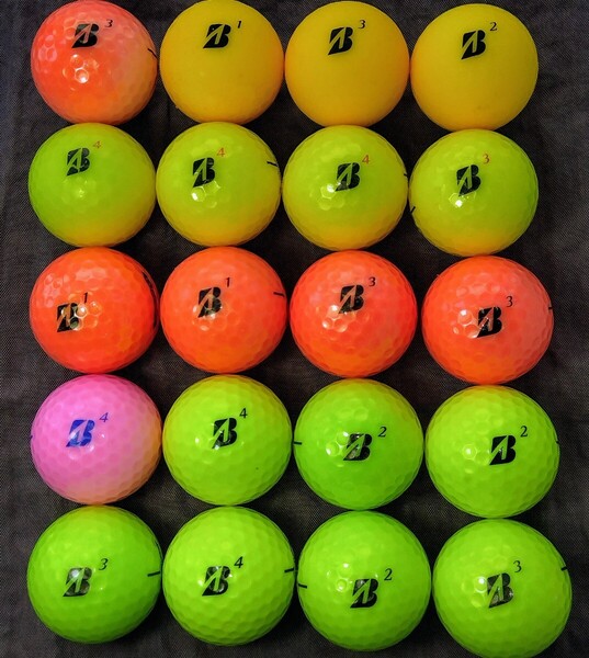 ◆BRIDGESTONEロストボール◆ 大人気 ブリヂストンカラーロストボール EXTRASOFT 13個 STRAIGHT 4個 e-12 3個合計20個セット いかがですか