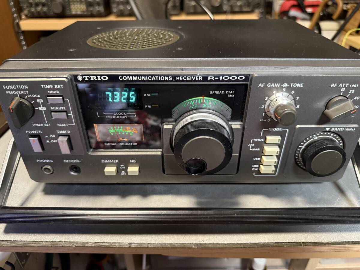 TRIO R-1000 受信機 動作確認済 現状品 Yahoo!オークション -「trio r-1000」の落札相場・落札価格