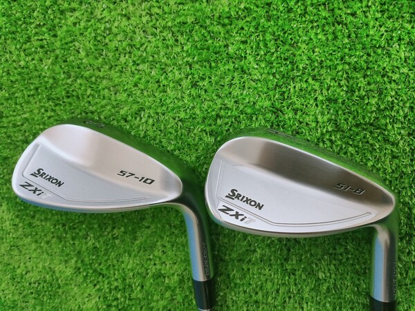 送料無料(W330,331)カタログ値調整済スチールファイバーi80CW s!SRIXON スリクソン ZXi7ウェッジ WEDGE。51度,57度2本。SteelFiber DUNLOP