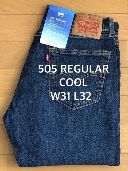 Levi's 505 REGULAR HINT OF COOL W31 L32